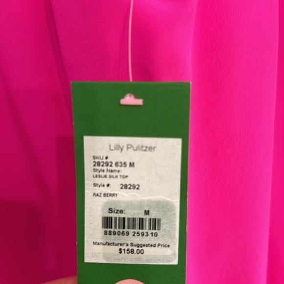 Lilly Pulitzer blouse- NEW size M - Picture 4 of 4